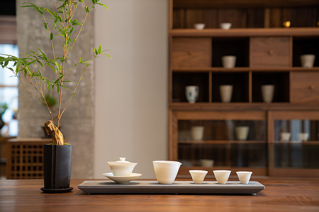 宁静的品茶环境