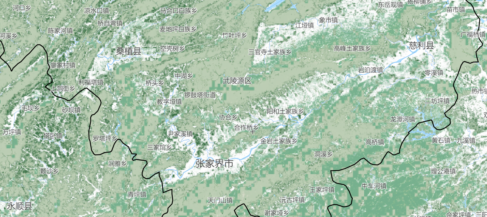 武陵山区域合作地图